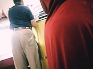 大阿拉伯Marocain屁股红Djellaba