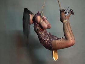 Yaner advanced hogtie-hang cadger