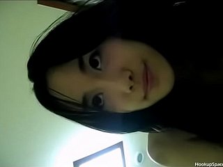 Hermosa modelo coreana y su cinta privada