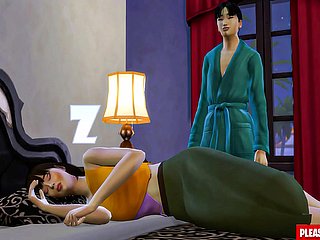 El hijastro folla a mamá coreana anal y vaginal mamá e hijo coreano follando