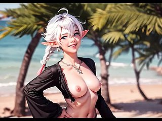 Alisaie Punch-line Musing XIV gerada por IA