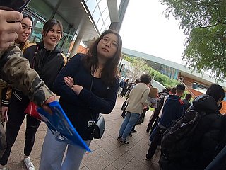 Estudante chinesa de Hong Kong