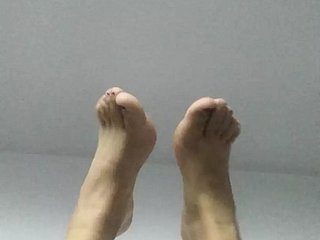 중국 여자 발