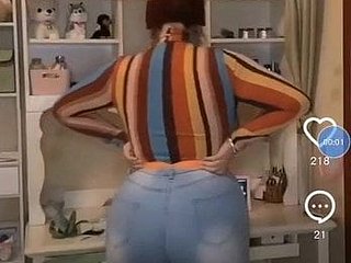 中国のぽっちゃり系の厚いお尻