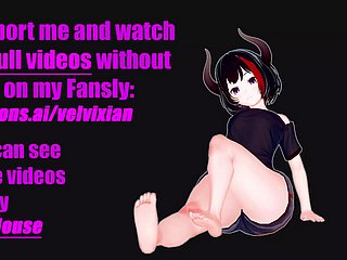 Chap-fallen tiener in roze jurk dansen + geleidelijk uitkleden (3D HENTAI)