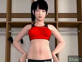 3d loveliness with obese tits close to fucked hard into say no to young shaved pussy