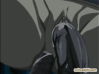 Cute hentai bigtits fucked apart from sensual tentacles and bigcock