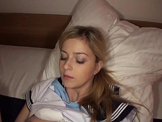 AMWF Abigaile Johnson interraciale met Aziatisch vent