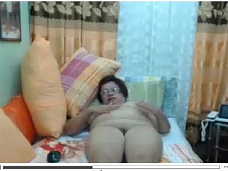 Philippines Asian Grown up Madura Oma avec des lunettes