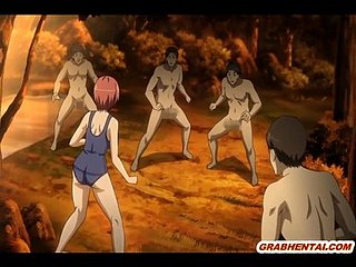 Brand-new hentai swimsuit hot gangbang